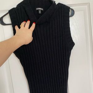 Black turtle neck